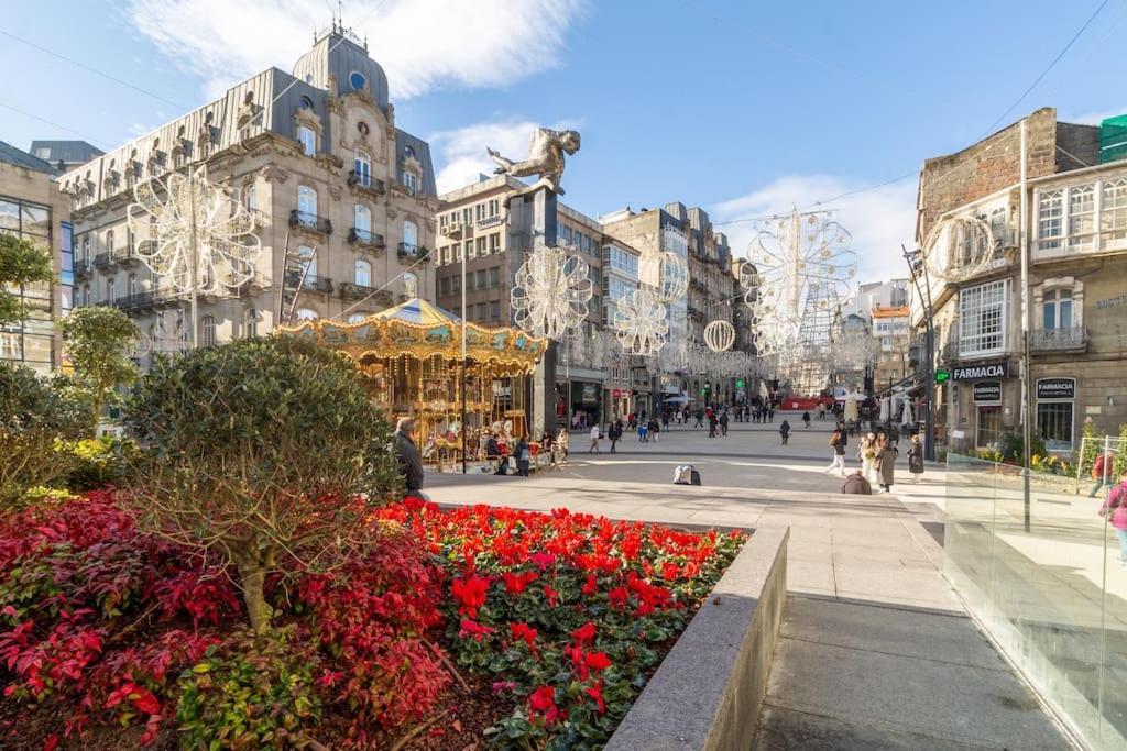 Appartement En Un Edificio Senorial: Duplex Totalmente Nuevo. à Vigo Extérieur photo